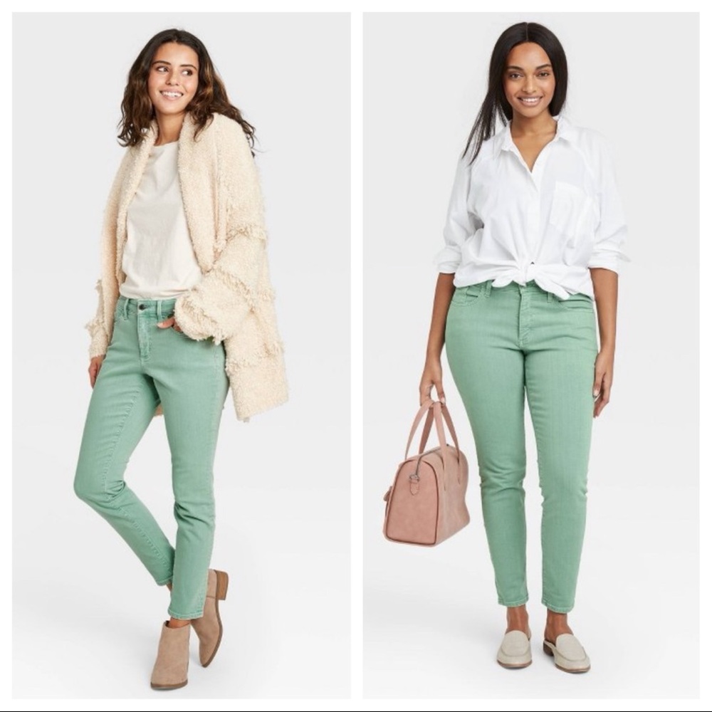 NWT light green skinny jeans - cropped mid-rise  Universal Thread Target